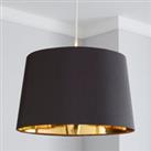 Ritz Gold Lined Lamp Shade 35cm Grey Gold