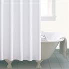 Waffle Shower Curtain White