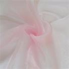By the Metre Baby Pink Organza Fabric Pink