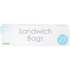 Set of 25 Easy Seal Sandwich Bags Clear