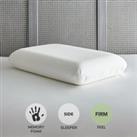Temperature Reactive Memory Foam Firm-Support Pillow White