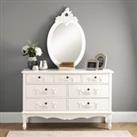 Toulouse 7 Drawer Chest, Ivory White