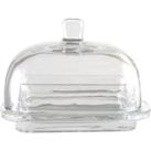 Glass Butter Dish Clear