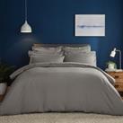 Fogarty Soft Touch Slate Duvet Cover and Pillowcase Set Grey