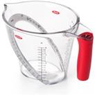 OXO 4 Cup 1 Litre Angled Measuring Jug Cream/Red
