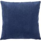 Velour Cushion Blue