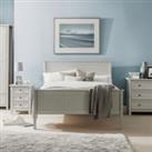Maine Wooden Bed Frame Grey