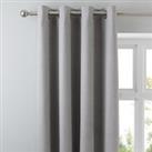 Tyla Silver Blackout Eyelet Curtains Silver