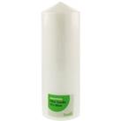 Essentials White Pillar Candle, 10cm x 30cm White