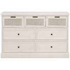 Lucy Cane 7 Drawer Chest White