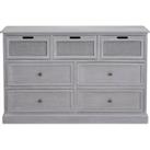 Lucy Cane 7 Drawer Chest Grey