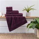Grape Egyptian Cotton Towel Red