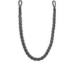 Shimmer Charcoal Rope Tieback Charcoal