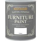 Rust-Oleum Cotton Satin Furniture Paint Silver