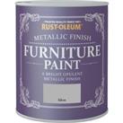 Rust-Oleum Silver Metallic Furniture Paint 125ml Silver