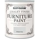 Rust-Oleum Winter Grey Matt Furniture Paint Grey
