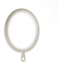 Pack of 6 Swish Wentworth Mushroom Curtain Rings Dia. 35mm Grey