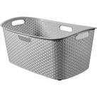 Curver My Style Grey 50 Litre Laundry Basket Grey