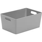 Wham Studio Plastic Storage Basket 4.02 Grey