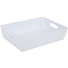 Wham Studio Plastic Storage Basket 5.01 White