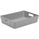 Wham Studio Plastic Storage Basket 5.01 Grey