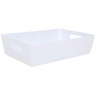 Wham Studio Plastic Storage Basket 4.01 White
