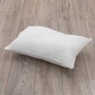 Rectangle Cotton Cushion Pad White