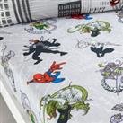 Marvel Spider-Man Fitted Sheet Grey