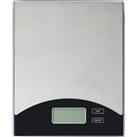 Dunelm Electronic Kitchen Scales Silver and Black