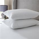 Hotel Downproof Pillow Protector Pair White