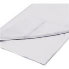 Dorma 500 Thread Count 100% Cotton Sateen Plain Flat Sheet Silver