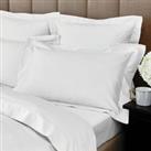 Hotel Cotton 230 Thread Count Sateen Oxford Pillowcase White
