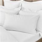 Hotel Cotton 230 Thread Count Sateen Standard Pillowcase Pair White