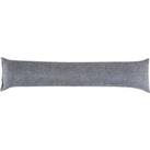 Barkweave Charcoal Draught Excluder Charcoal