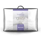V-Shaped Pillow White