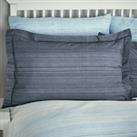 Halton Blue Oxford Pillowcase Blue