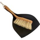 Bamboo Large Dustpan and Brush Brown