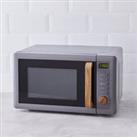 Contemporary 20L 700W Microwave, Grey Grey and Brown