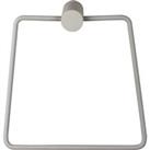 Elements Soft Touch Grey Towel Ring Grey