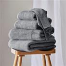 Dorma Tencel Sumptuously Soft Dove Grey Towel Grey