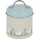 Lucy Goose Metal Sugar Canister Cream