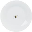 Bee Porcelain Side Plate White, Yellow and Black