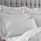 Dorma Egyptian Cotton 400 Thread Count Percale Standard Pillowcase grey