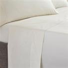 Dorma Egyptian Cotton 400 Thread Count Percale Flat Sheet Beige