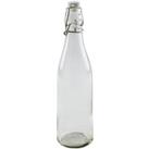 Dunelm 530ml Glass Bottle Clear