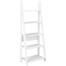 Tiva Ladder Bookcase White