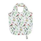 Tropical Birds Packable Bag Green, Red and Yellow