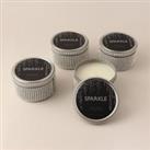 Pack of 4 Sparkle Grapefruit and Patchouli Tin Candles Silver