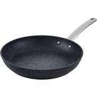 TruStone Non-Stick Aluminium Violet Black Frying Pan, 28cm Black