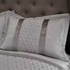 Silver Sequin Cluster Pillow Sham Pair Silver